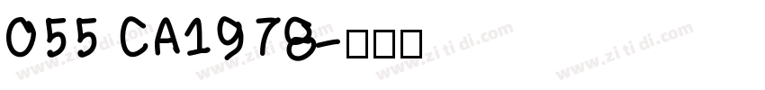 055 CA1978字体转换